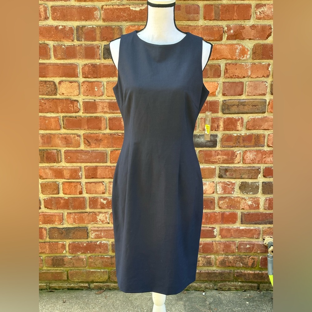 ANTONIO MELANI sleeveless Navy Blue dress